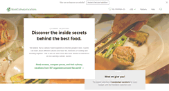 Desktop Screenshot of bookculinaryvacations.com